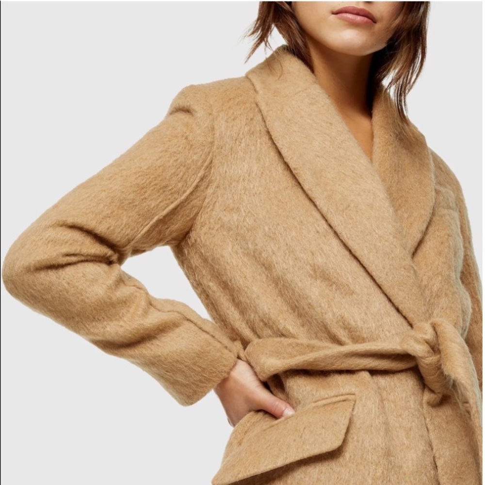 Topshop Manhattan Belted Coat
